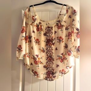 Cold Shoulder Summer Shirt.